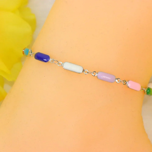 Minimalist Anklet, Sleek & Modern Design, Women’s Fashion, YC110073-A - Picture 4 of 10